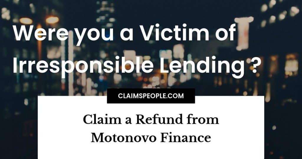 motonovo finance claims